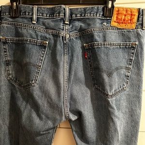 Vintage Levis Jeans Mens 40/34 Blue 505 Regular Straight American Workwear Denim